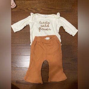 Bon Bebe Cream and Brown Kids Bottoms